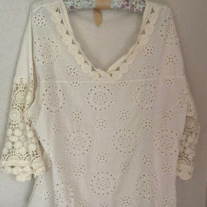 Eyelet Embroidered blouse